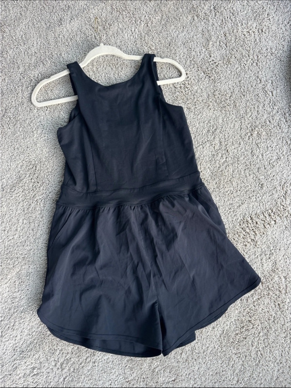 abercrombie kids black Sleeveless One-Piece Romper